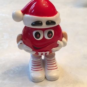 Mars M&M man. 4” tall. Removable hat